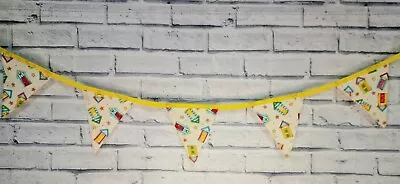 2 Metres Beach Hut Fabric Bunting New • £7