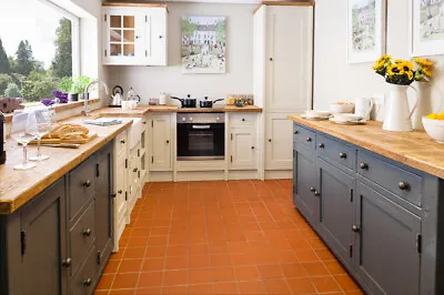 Rustic Country Cottage Farmhouse Farrow And Ball Painted Freestanding Kitchens. • £6995