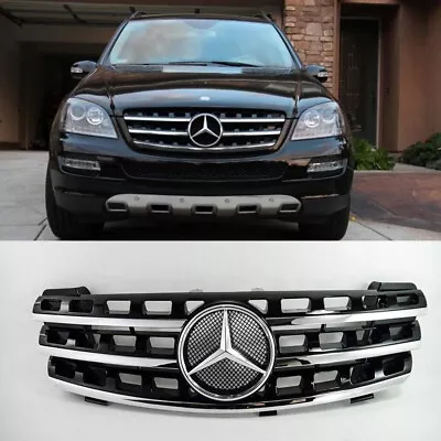 AMG Grill W/emblem For 2005-2008 Mercedes Benz ML Class W164 ML320 ML350 ML550 • $179.99