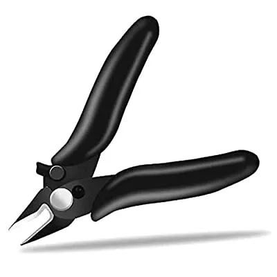 3.5-in Mini Cuttr With Lock Micro Wire Cuter With Spring Small Snips - Black • $11.68