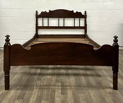 Vintage SPECIALTY SIZE Full Size Spindle Bed • $799