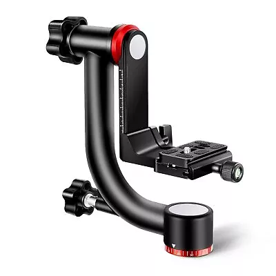 NEEWER Gimbal Tripod Head Load Capacity Aluminum Alloy With Arca Type Quick Rele • $114.64