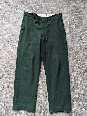Vintage HUNTING Pants 36x32 Green THICK WOOL Codet? • $79.95