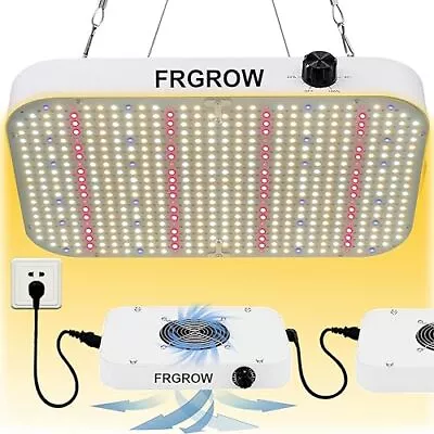 FRGROW 600W LED Grow Lights Dimmable UV-IR Full Spectrum Plant Growing Lamps... • $89.74