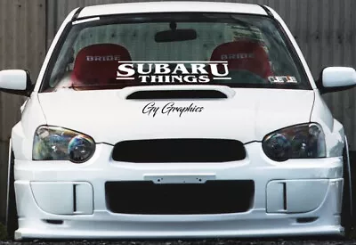 Windshield Decal Car Sticker Banner Graphics Window For Or Fit Subaru Cars • $25.64