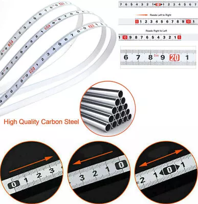 Carbon Steel Miter Track Tape Measure Self Adhesive Stick On Ruler 1/2/3/5m Uk • £9.99