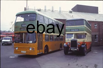 Glasgow Corporation Leyland Titan Atlantean Scottish Bus Colour Slide • £1.25
