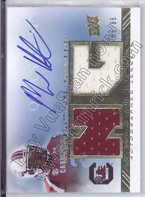 Marcus Lattimore Rc Rookie Draft Auto Dual Jersey Carolina Gamecocks College /85 • $16.99