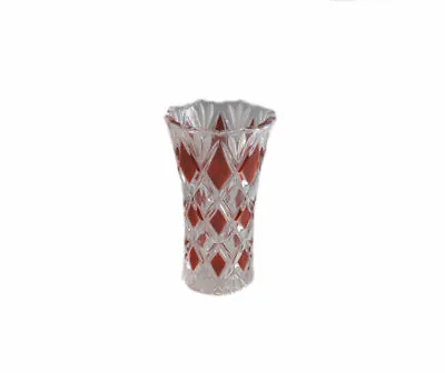 Walther Glass Collection - Ruby Saturn Vase • £17.95