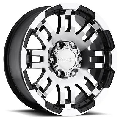 Vision Wheel 375H7836GBMF25 Single 17X8.5  Gloss Black 25mm Offset 6x135 Wheel • $157.76