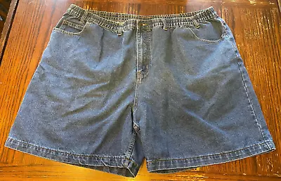 Haband Casual Joe Jeans Shorts Men' Size 50 Blue Denim Stretch • $14.99