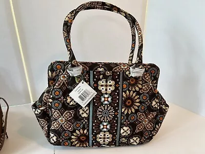 Vera Bradley NWT RETIRED HTF Frame Magnetic Canyon Large Purse Shoulder Bag • $68