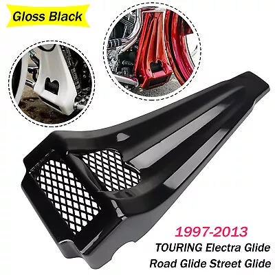 Black Chin Spoiler Scoop For Harley Touring Road Electra Street Glide 97-13 New • $48.98