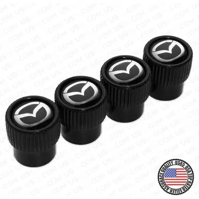 4x For Mazda Roundel Car Wheels Tire Air Valve Caps Stem Dust Cover Logo Sport • $8.99