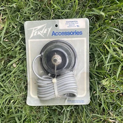 NOS DEADSTOCK Vintage Peavey One Button Type Foot Switch #0005100   • $75