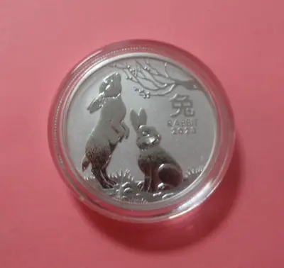 2023 1/2oz Lunar Year Of The Rabbit - Perth Mint BU 9999 Silver Coin • $38