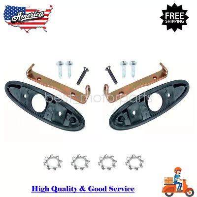 Outside Bullet Mirror Mounting Bracket Set For 1970-81 Firebird Camaro Nova GTO • $20.26