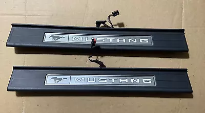 2015-2017 Ford Mustang GT Door Sill Scuff Plates Trim Panels Lighted • $56.95