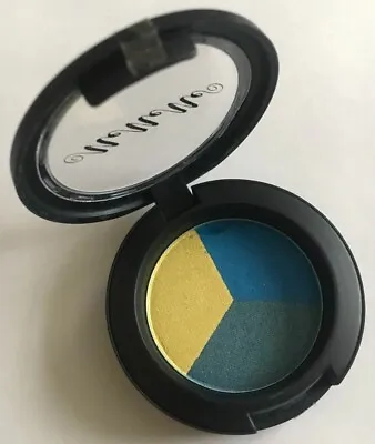 MeMeMe Trio Eyeshadow 07 Bright Eyes Royal Blue Sapphire Sea Ocean Gold SeeDet2 • £1.90