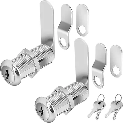 Cabinet Locks With Keys 1-1/2  Long Cam Locks Keyed Alike Cabinet Cam Lock... • $28.99