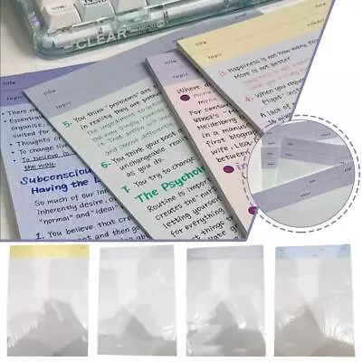 B5 Stitching Color Notepad Square Paper Book Word Notebook Pa; Memo V7D8 • $12.43