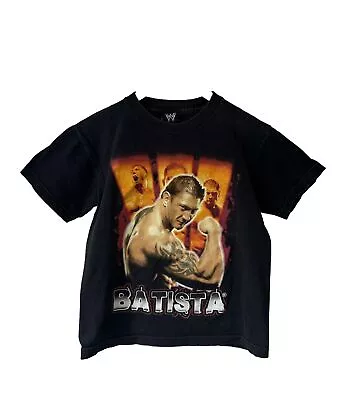 WWE Batista Black Kids T Shirt 2007 Size Medium  • $30