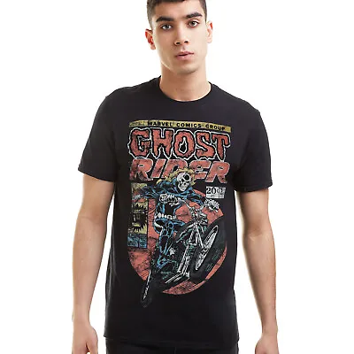 £13.99 • Buy Ghost Rider Mens T-shirt Black S-XXL Official Marvel