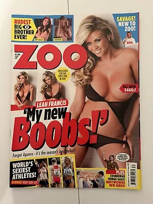 ZOO Magazine Issue 388 Aug 2011 Lads Mag Leah Francis NUTS FHM • £23.99