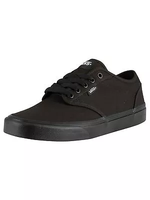 Vans Men's Atwood Canvas Trainers Black • £46.95