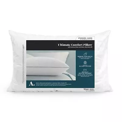 Ultimate Comfort Gel Memory Foam Bed Pillow Standard/Queen • $43.13