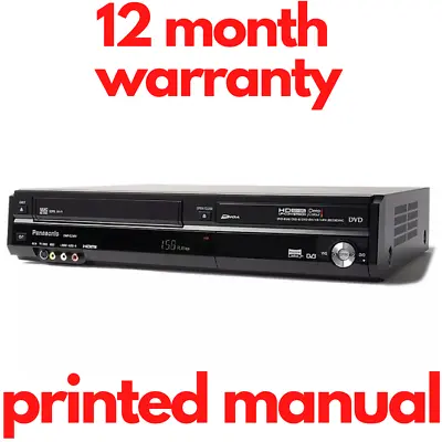 £239.99 • Buy Panasonic DMR-EZ48V DVD/VCR Recorder HDMI VHS Freeview Combi Combo HDMI Remote