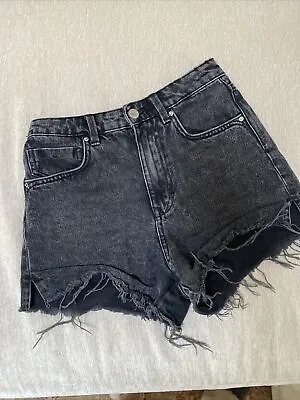 Zara Women’s Denim Shorts Black Jeans Cutoffs Size 32 • $15