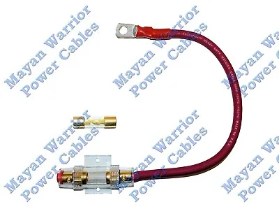 4 AWG Gauge OFC Heavy Duty Cable Inline Fuse Holder 80 AMP Fuse Battery - 12  • $13.99