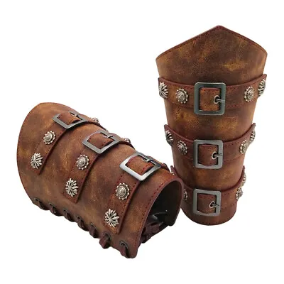 Bracers Arm Armour Larp Theatre Costume Cosplay Prop Medieval Dress UP • £15.99