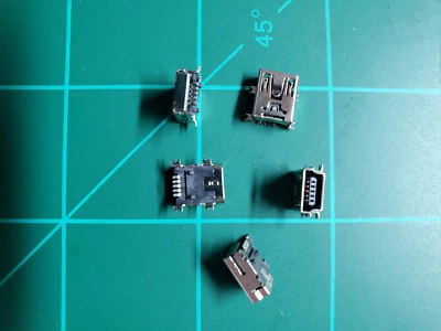 $3.89 • Buy 2pcs Mini USB Type B Female 5Pin Socket Connector SMT SMD Jack PCB New