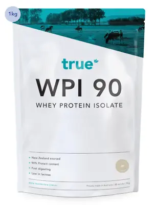True Protein WPI90 1kg French Vanilla RRP $79.00 • $73.95