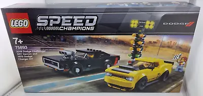Lego Speed Champions: 75893: 2018 Dodge Challenger SRT Demon And 1970 Charger • £45