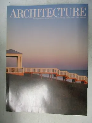 Architecture Magazine April 1987 Disney's Epcot Center Sanibel Island House • $19.95