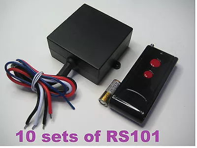 12v Long Range RF On Off Remote Control Relay Switch 10 Set Bulk RS101x10 • $185