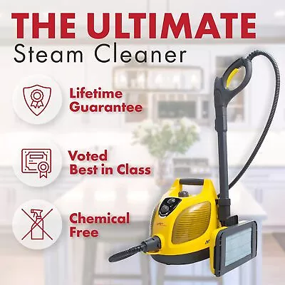 US Steam Cleaner W/ Retractable Cord Chemical Free Cleaning Floor Car Upholstery • $366.45