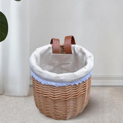 £17.54 • Buy Handlebar Basket Detachable Pet Cat Dog Carrier Dog Bike Basket For Cycling