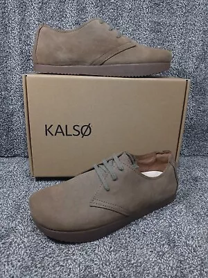 NEW Kalso Earth Shoes 12 Faroe Lokah Tan Negative Heel Sneakers Vintage Style 45 • $152.99