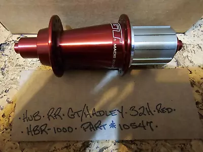 Nos Gt Usa Hadley 32h Rear Mountain Bike 8/9 Speed Hub Shimano Mtb Atb Zaskar • $295