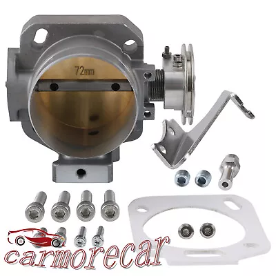 JDMSPEED Billet 72mm Throttle Body For K-Series K20 K24 PRB/PRC/RBC/RRC • $65.97