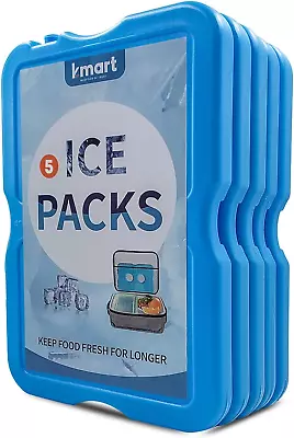 Ice Packs For Cool Box - Slim Reusable & Bpa-Free Freezer Blocks | Long-Lasting • £9.99