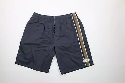 Vintage 90s Ocean Pacific Mens Large Faded OP Spell Out Striped Shorts Cotton • $40.45