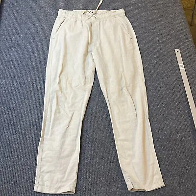$15 • Buy Zara Linen Pants Women’s M Beige