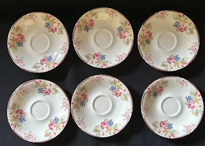 MIKASA Bone China ROSEMEAD Saucer 6” Diameter CAE16 Japan Set Of 6 • $15