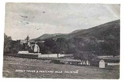 Bonaly Tower & Pentland Hills Colinton (Photo By Alex Hutcheson) -  C1919 • £2.55