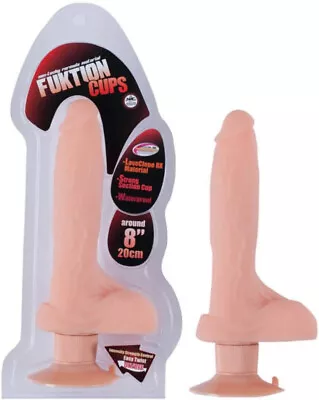 Realistic Cock 8 Inch Dildo Dong Fuktion Cups Penis TPR Realistic Suction Cup • $18